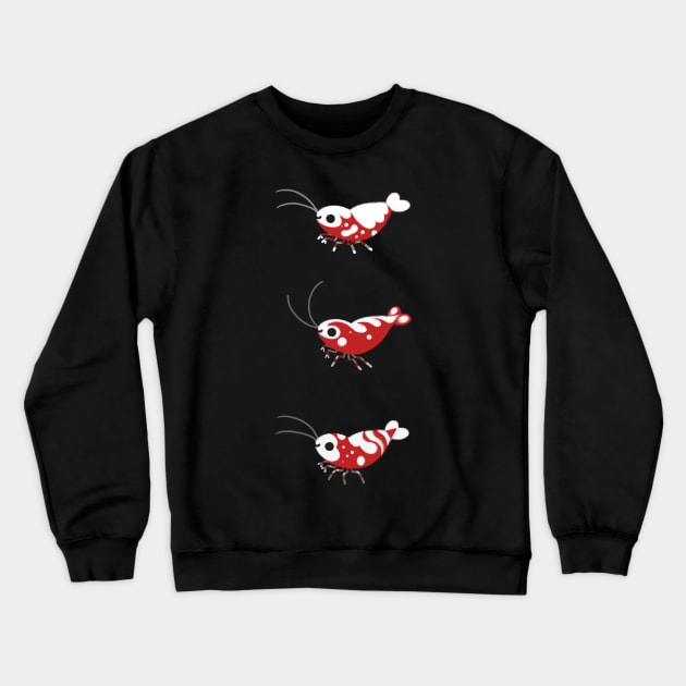 Red shrimps Crewneck Sweatshirt by pikaole